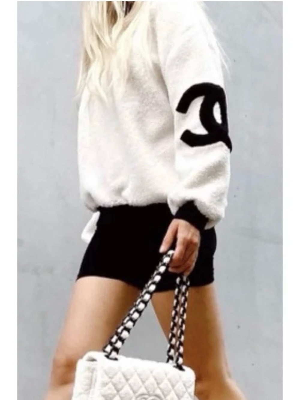 CHANEL Terry Crewneck